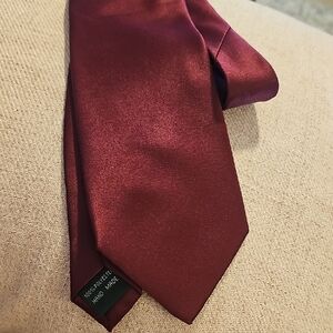 Elegant Burgundy‎ Satn Tie.  By Bellini Hand Made